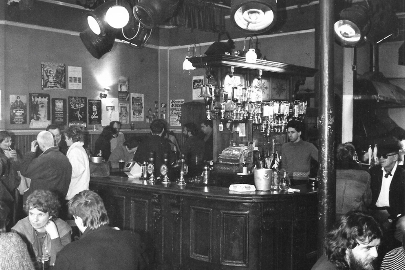 The bar of the King’s Head Pub Theatre Islington