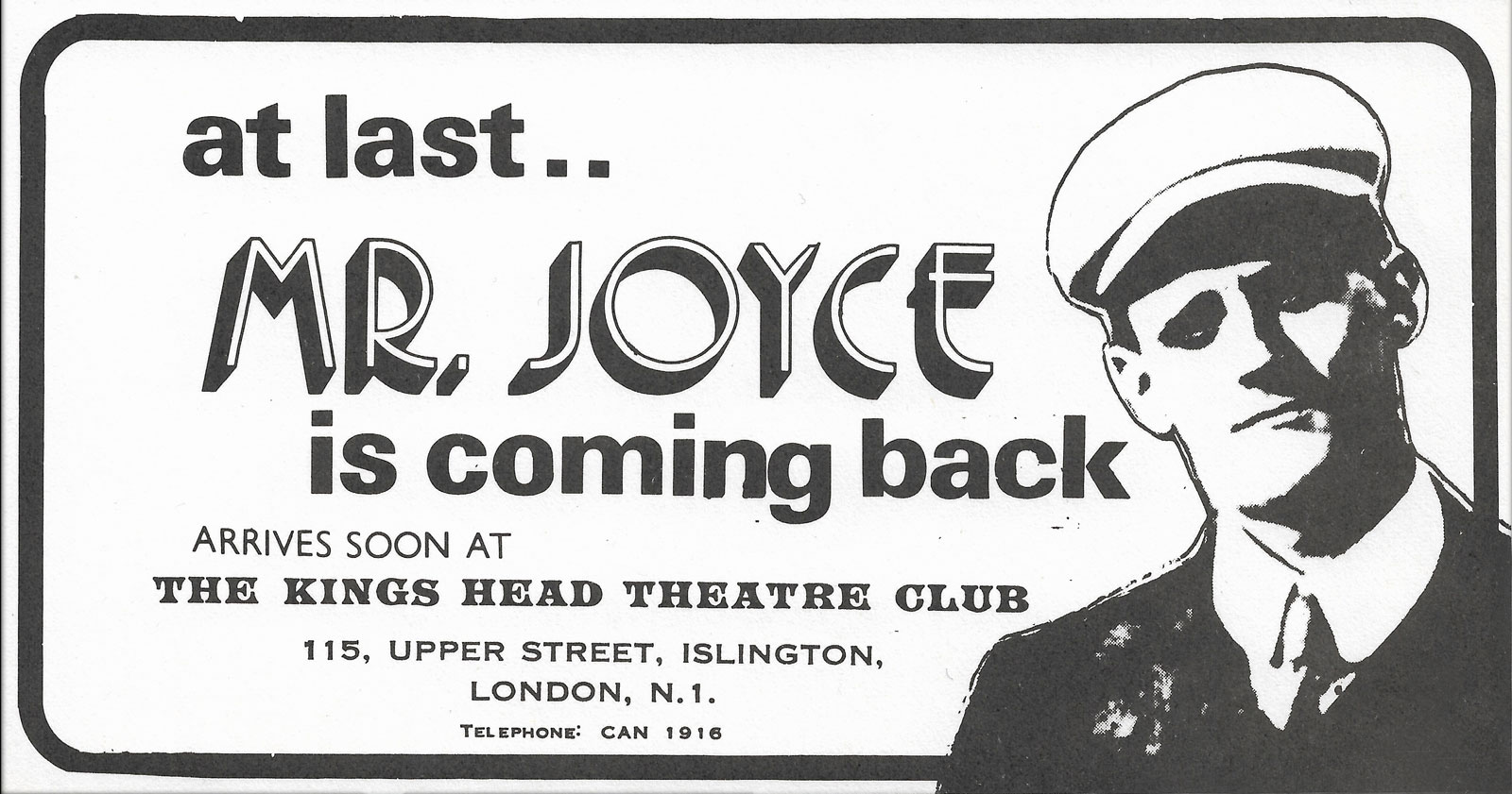 Mr Joyce is Leaving Paris The King's Head Theatre Club